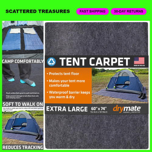 Waterproof camping tent - camping, carpet